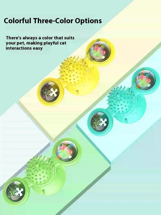 Interactive Windmill Cat Toy